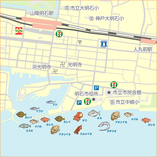 明石港 陸っぱり 釣り 魚釣り 釣果情報サイト カンパリ