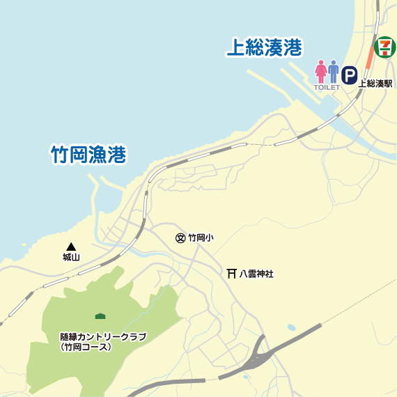 上総湊港～竹岡港