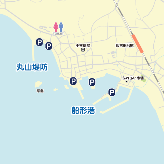 丸山堤防～船形港