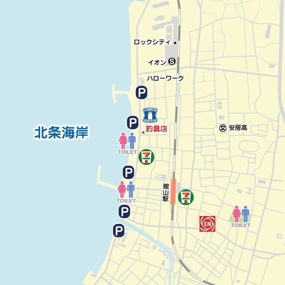 北条海岸・桟橋