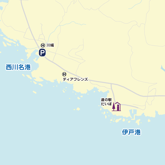 西川名港～伊戸港