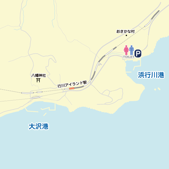 大沢港～浜行川港