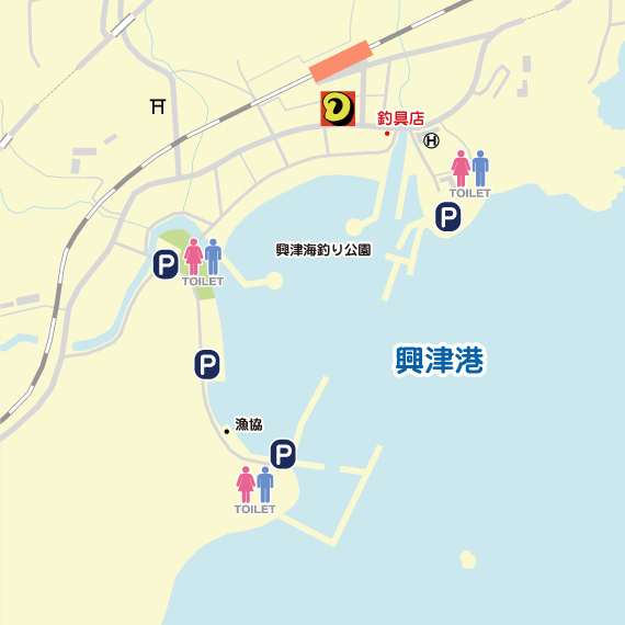 釣り 興津 港