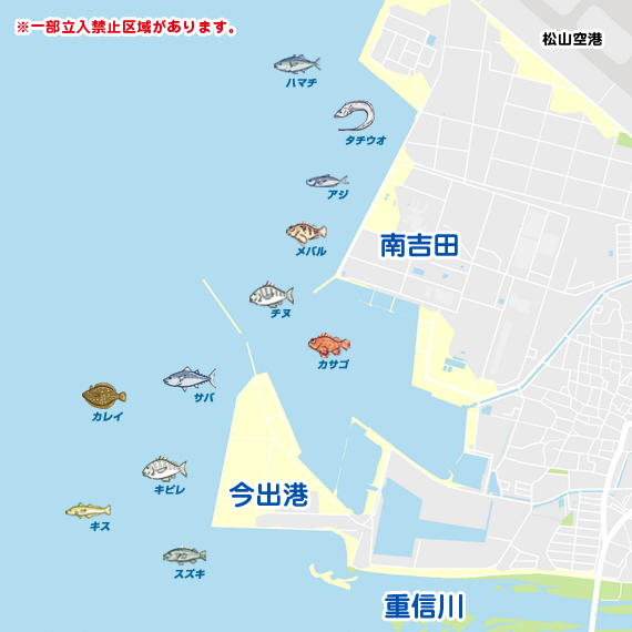 南吉田 今出港 陸っぱり 釣り 魚釣り 釣果情報サイト カンパリ