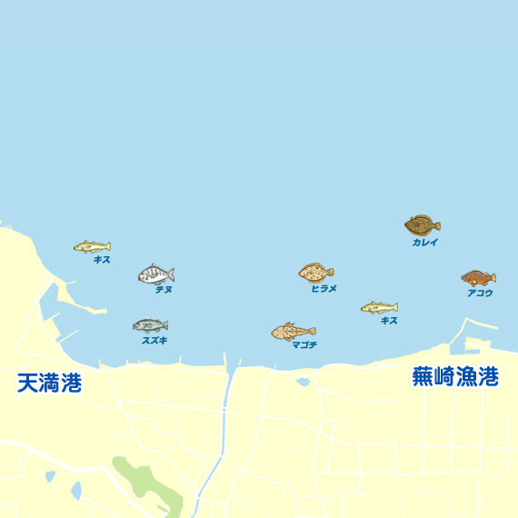 蕪崎港～天満港