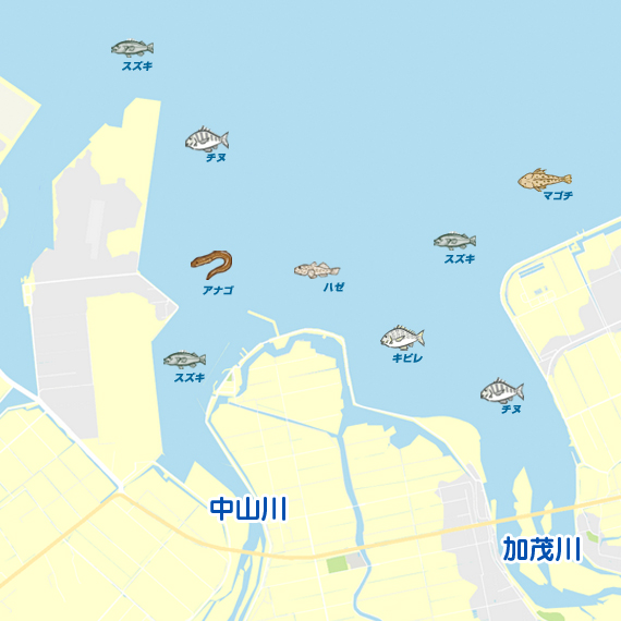 中山川・加茂川河口