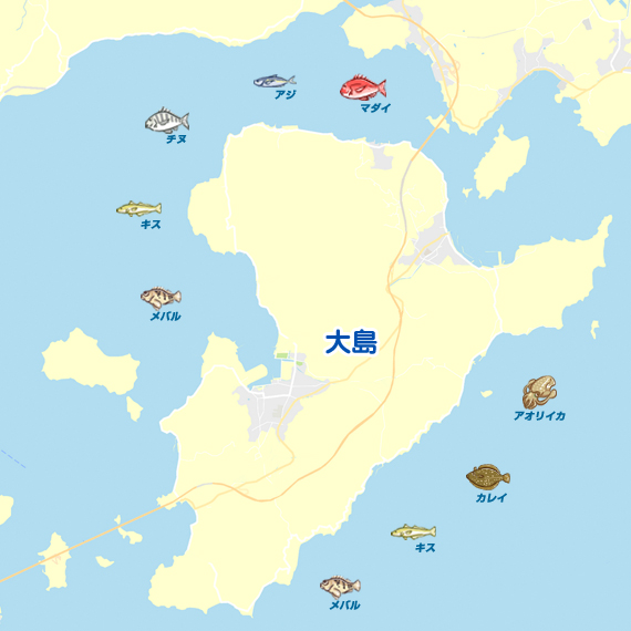 大島 愛媛県 アジ 陸っぱり 釣り 魚釣り 釣果情報サイト カンパリ