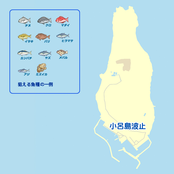 小呂島 陸っぱり 釣り 魚釣り 釣果情報サイト カンパリ