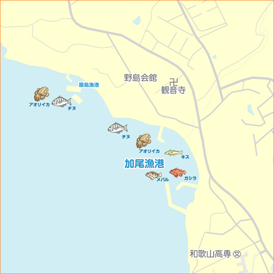 野島・加尾漁港