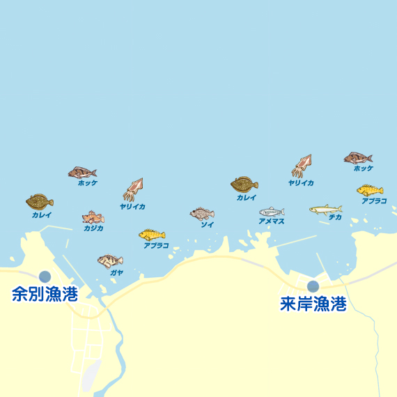 余別漁港・来岸漁港