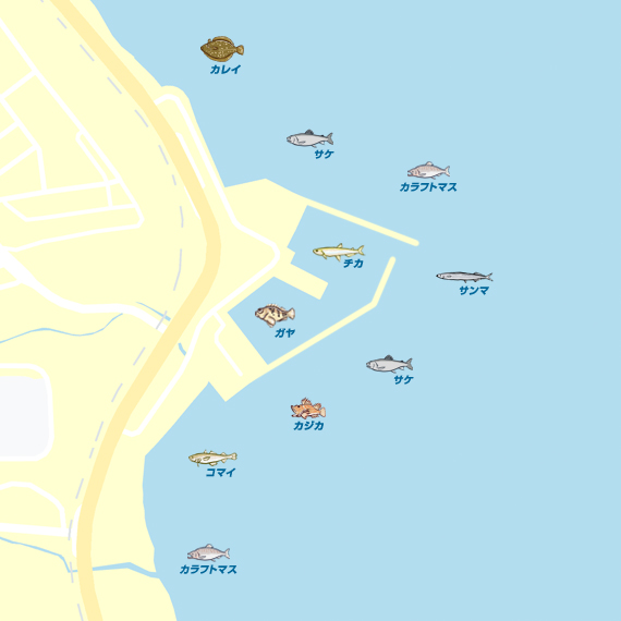 鱒浦漁港 陸っぱり 釣り 魚釣り 釣果情報サイト カンパリ