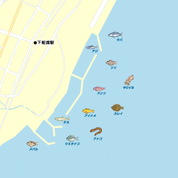 大船渡漁港周辺