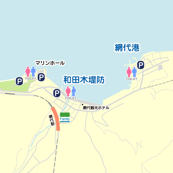 マリンホール～網代