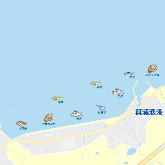 箕浦漁港周辺