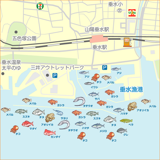 垂水漁港 陸っぱり 釣り 魚釣り 釣果情報サイト カンパリ
