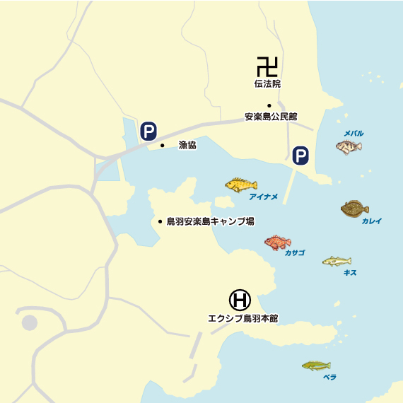 安楽島 陸っぱり 釣り 魚釣り 釣果情報サイト カンパリ