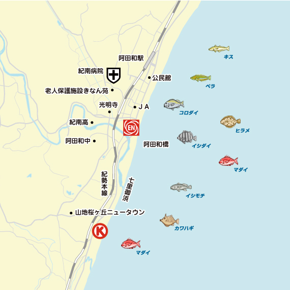 七里御浜サーフのショアジギ 三重県 阿田和 ショアジギング タチウオ 陸っぱり 釣り 魚釣り 釣果情報サイト カンパリ