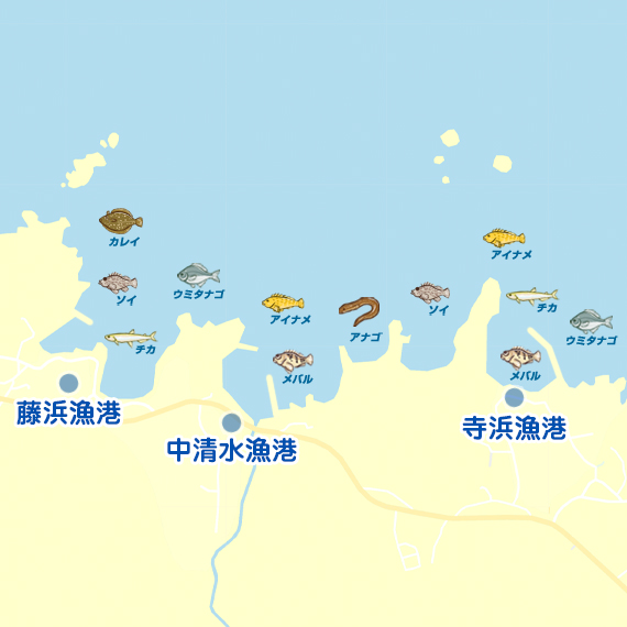 藤浜漁港〜寺浜漁港