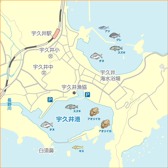 宇久井港