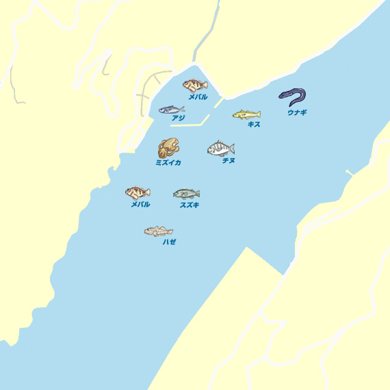 深月の波止周辺