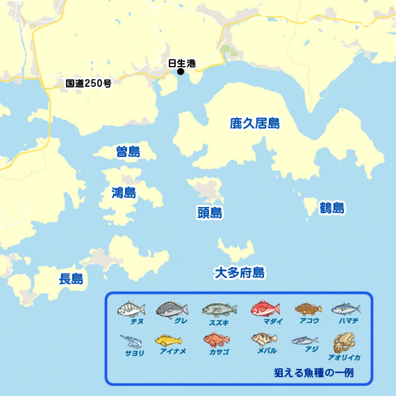 日生諸島 陸っぱり 釣り 魚釣り 釣果情報サイト カンパリ