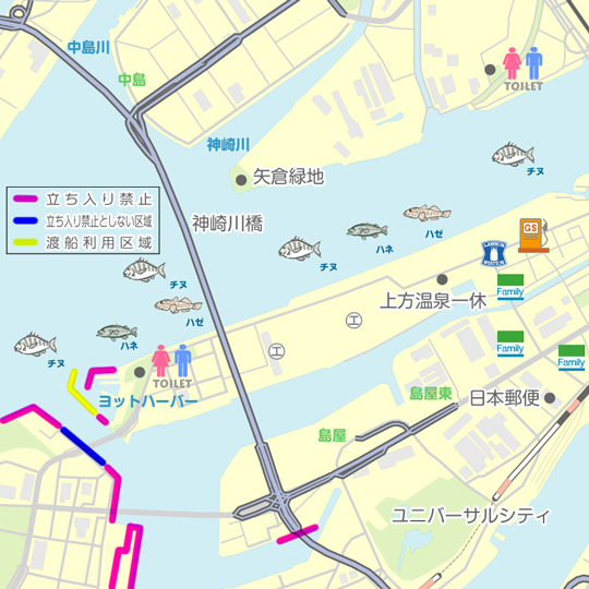 淀川河口 陸っぱり 釣り 魚釣り 釣果情報サイト カンパリ
