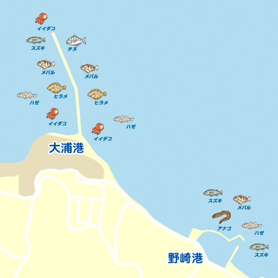 大浦港・野崎港