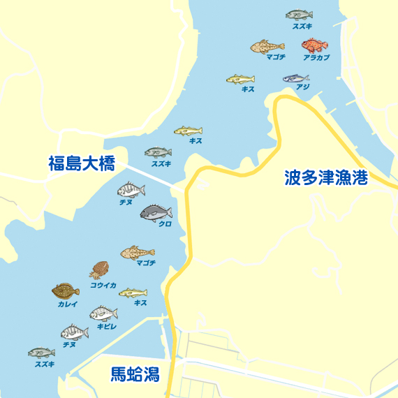 波多津漁港周辺