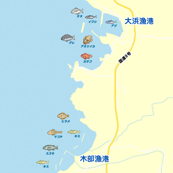 大浜漁港・木部漁港