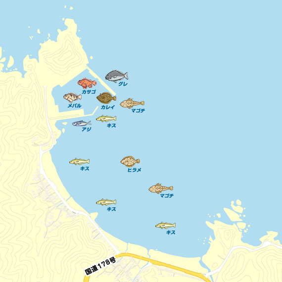 白いか釣行2 鳥取 羽尾漁港 エギング ケンサキイカ 陸っぱり 釣り 魚釣り 釣果情報サイト カンパリ