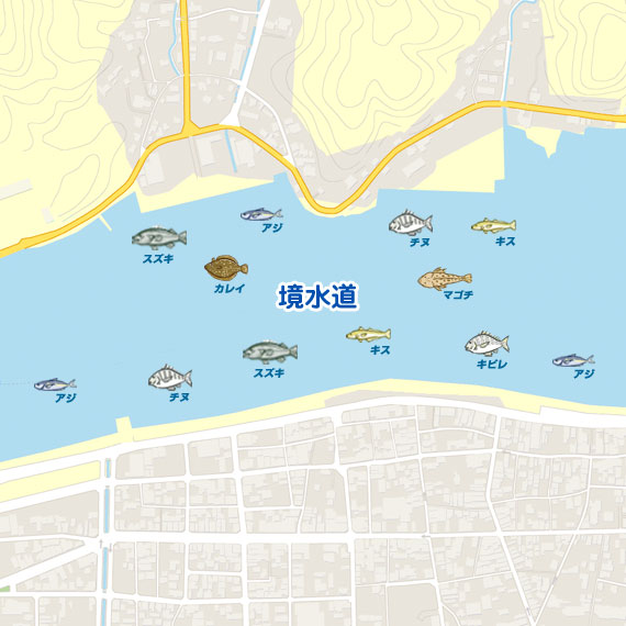 境水道岸壁 陸っぱり 釣り 魚釣り 釣果情報サイト カンパリ