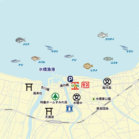 常願寺川河口〜白石川河口