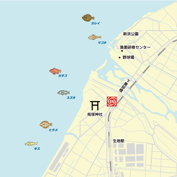 荒俣〜黒部川河口