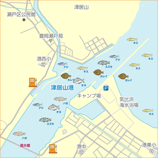 津居山港 陸っぱり 釣り 魚釣り 釣果情報サイト カンパリ