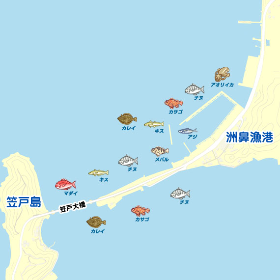 笠戸大橋周辺 陸っぱり 釣り 魚釣り 釣果情報サイト カンパリ