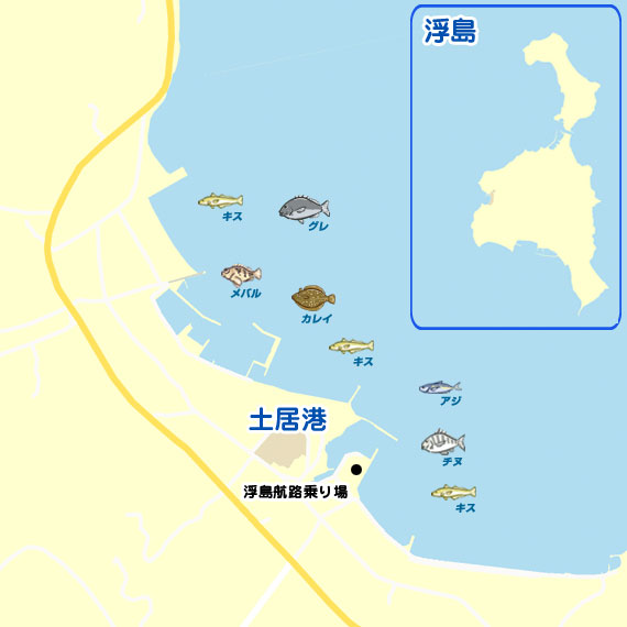 土居港・浮島
