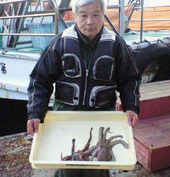 沖一文字★テンヤで蛸ＧＥＴ！