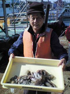 沖一文字で1kgオーバーのタコも釣れていま…