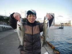 エビ撒きでハネ♪　泉大津RT11日あさ 