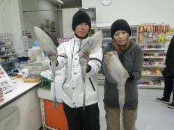 1.38ｋｇ筆頭に二人で17ハイ！！ 椿地…