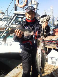 本日も好釣♪♪　旧一文字のエビ撒きハネ７本…