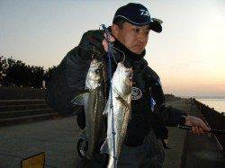 エビ撒きのハネ急上昇!もう1本追加!