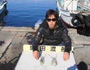 黒島の磯　エギングで2ハイ♪