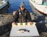 良型チヌの釣果 in 黒島の磯