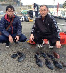 串本の磯 フカセでグレ41cm