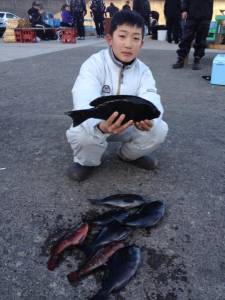 双子の子で良型グレ6枚