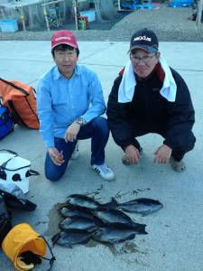 萩尾フカセ釣果【北西の風が強めでした(>_<)】