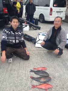 シオフキ、良型グレにメンドリ、イガミなど上…