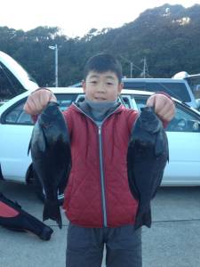 グレ釣ったどーー！！(^O^)／萩尾フカセ…