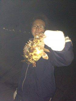 外向きをスローに引いてガシラGET!雑賀崎